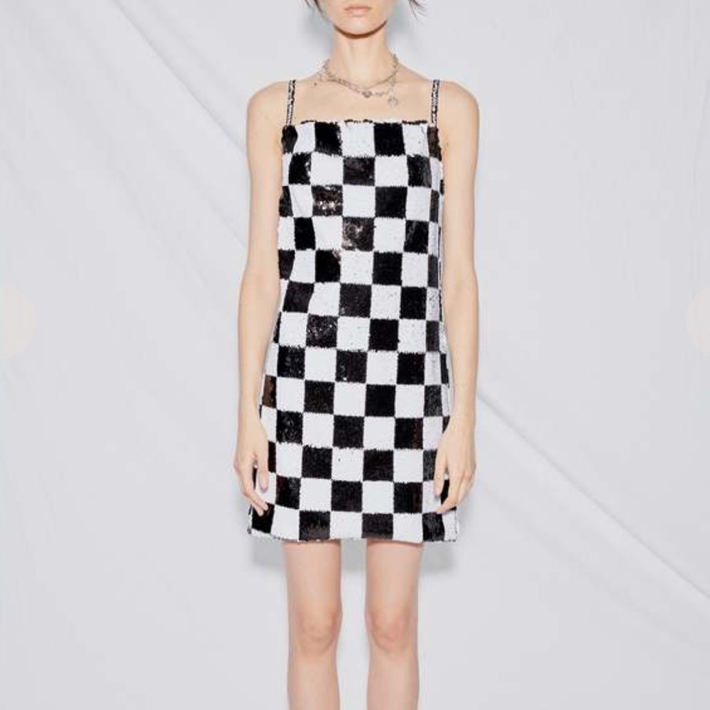 Marques Almeida Sequins Mini Dress